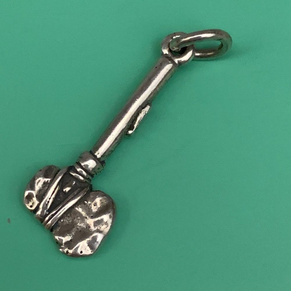 Tomahawk Sterling Silver Jewelry Charm #southwestern